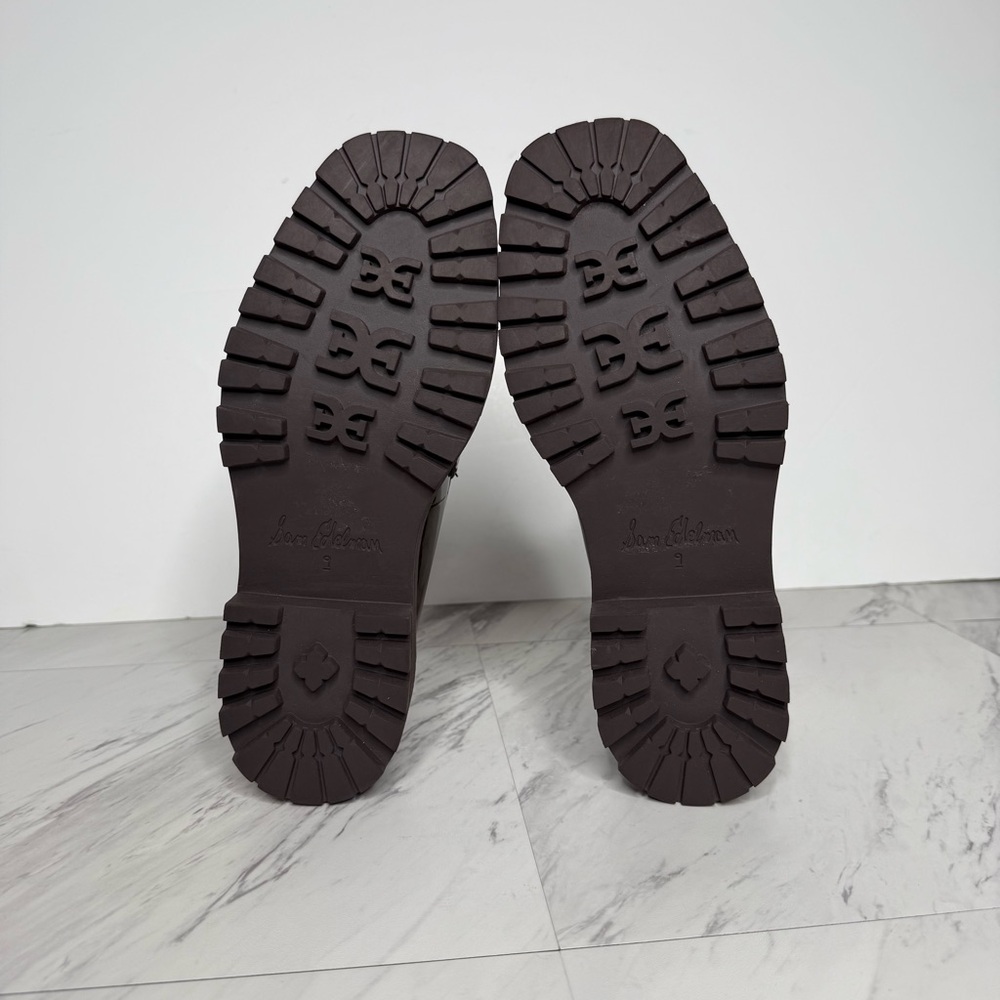 Sam Edelman Laurs Lug Sole Brown Loafer 9M - Picture 14 of 15